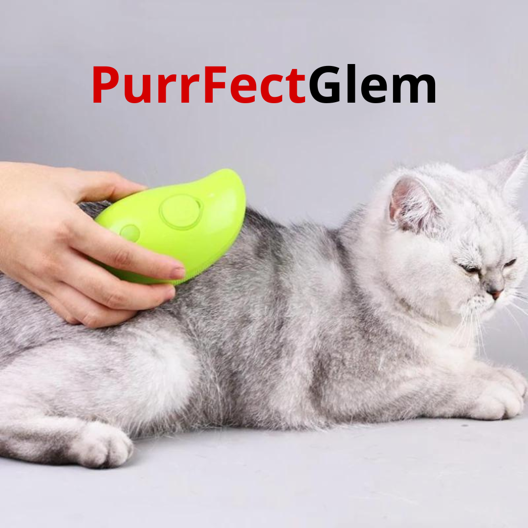 PurrFectGleam - Cat Grooming Brush