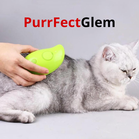 PurrFectGleam - Cat Grooming Brush